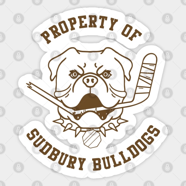 Shoresy Hoodie Merch - Hockey Jersey Sudbury Blueberry Bulldogs Meme Sticker by celestial_artworks